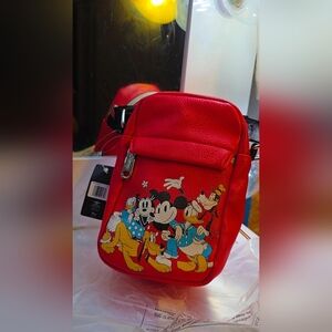 Disney Mickey & Friends Red Crossbody Bag